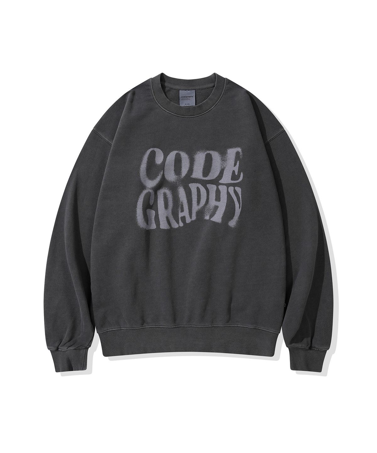 코드그라피(CGP) 피그먼트 CODEGRAPHY 웨이브 맨투맨_차콜