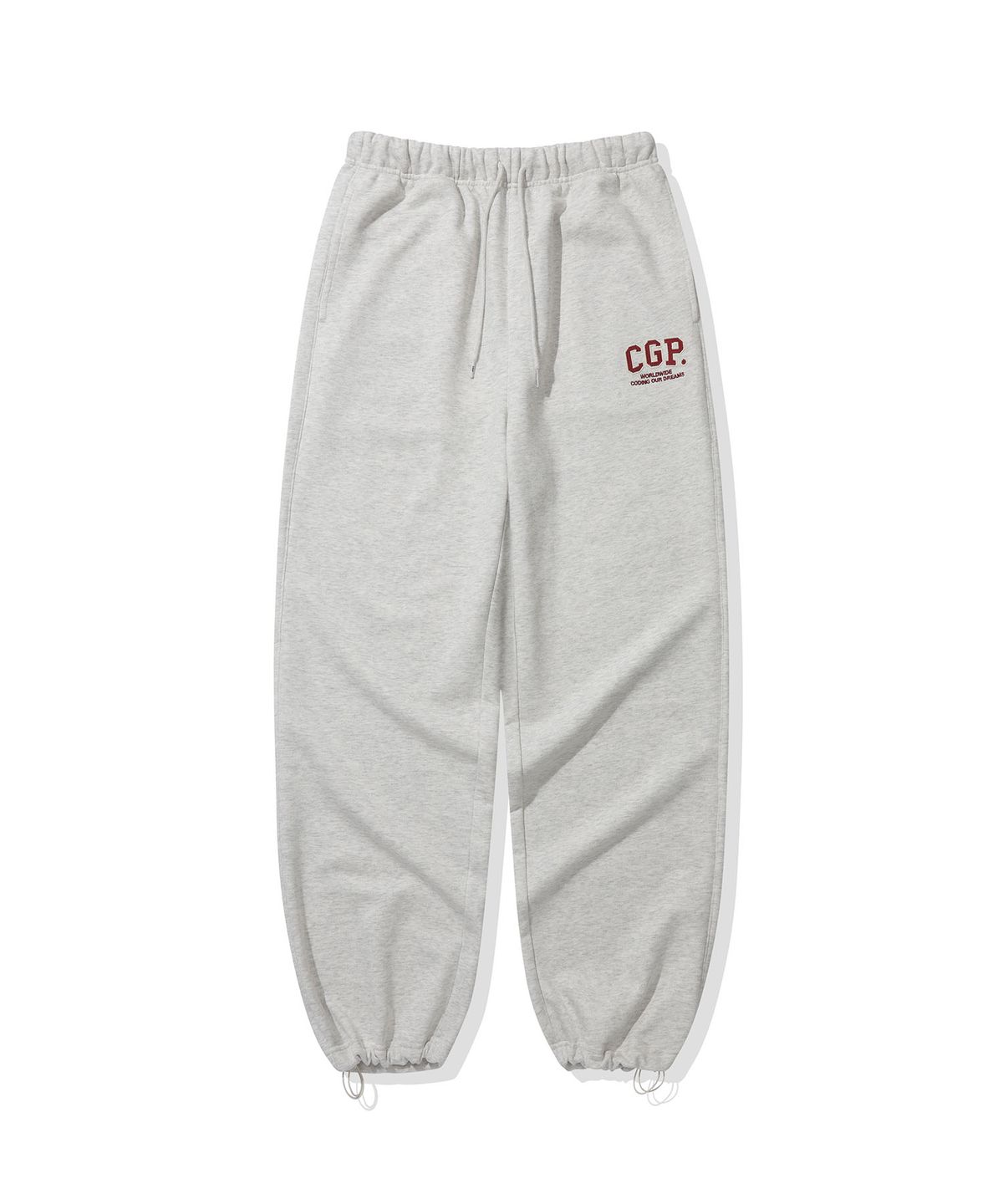 코드그라피(CGP) CGP 아치 로고 트레이닝 팬츠_오트밀