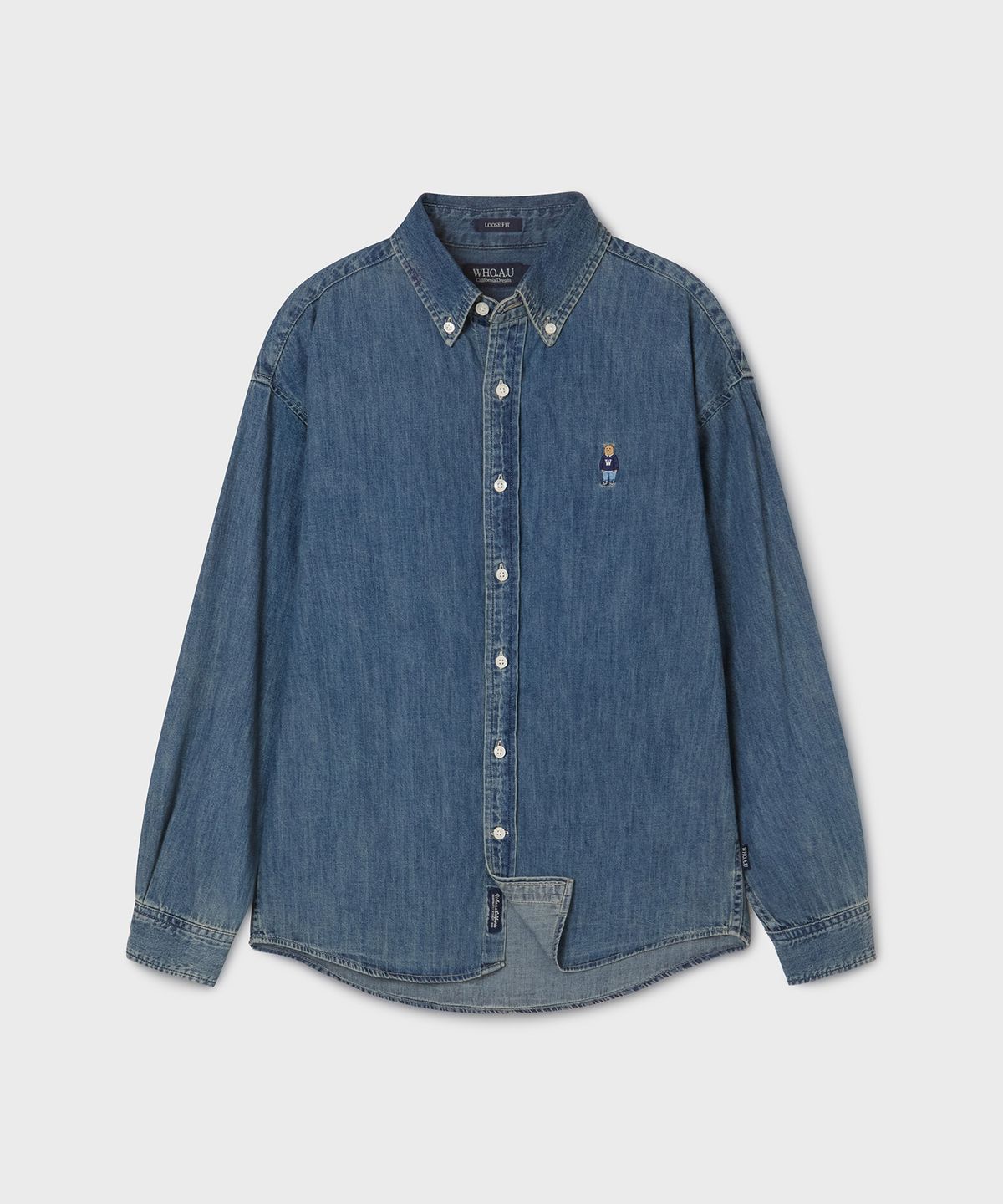 후아유(WHO.A.U) Steve Denim Shirts (U) / WHYJG2332U