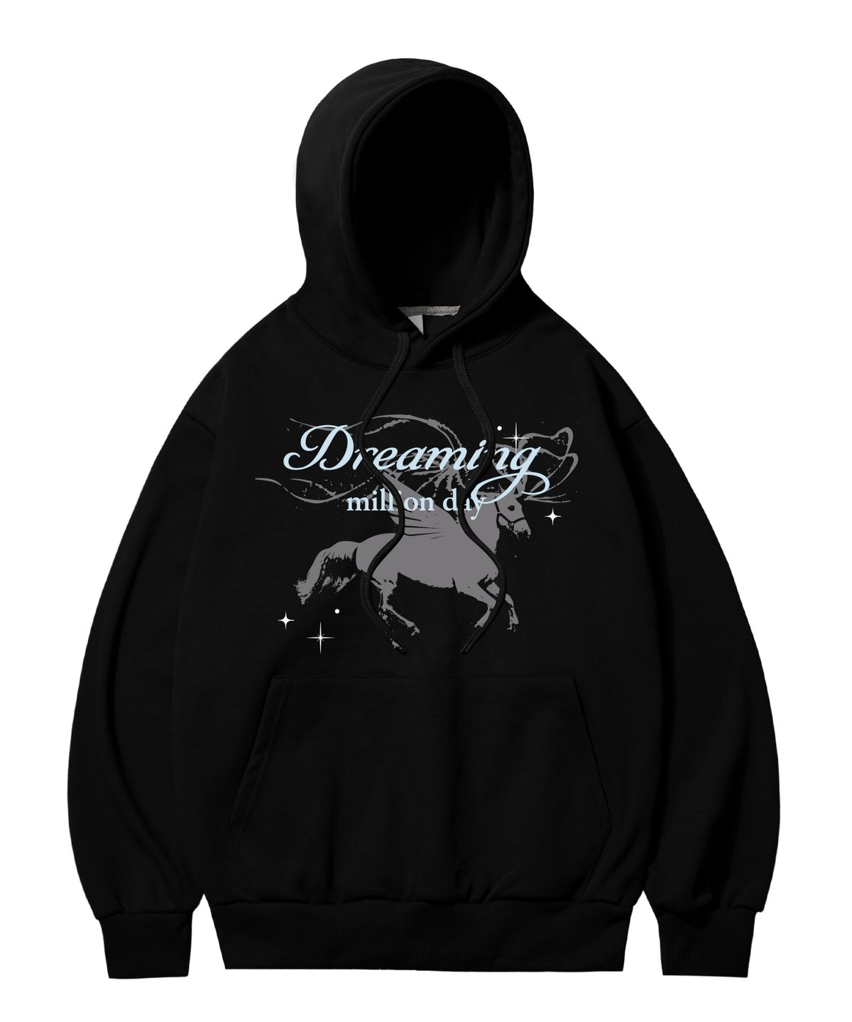 밀리언데이(MILLION DAY) Dreaming Horse 기모 후드티