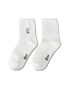 짱구 X CGP 흰둥이 수면 양말_화이트