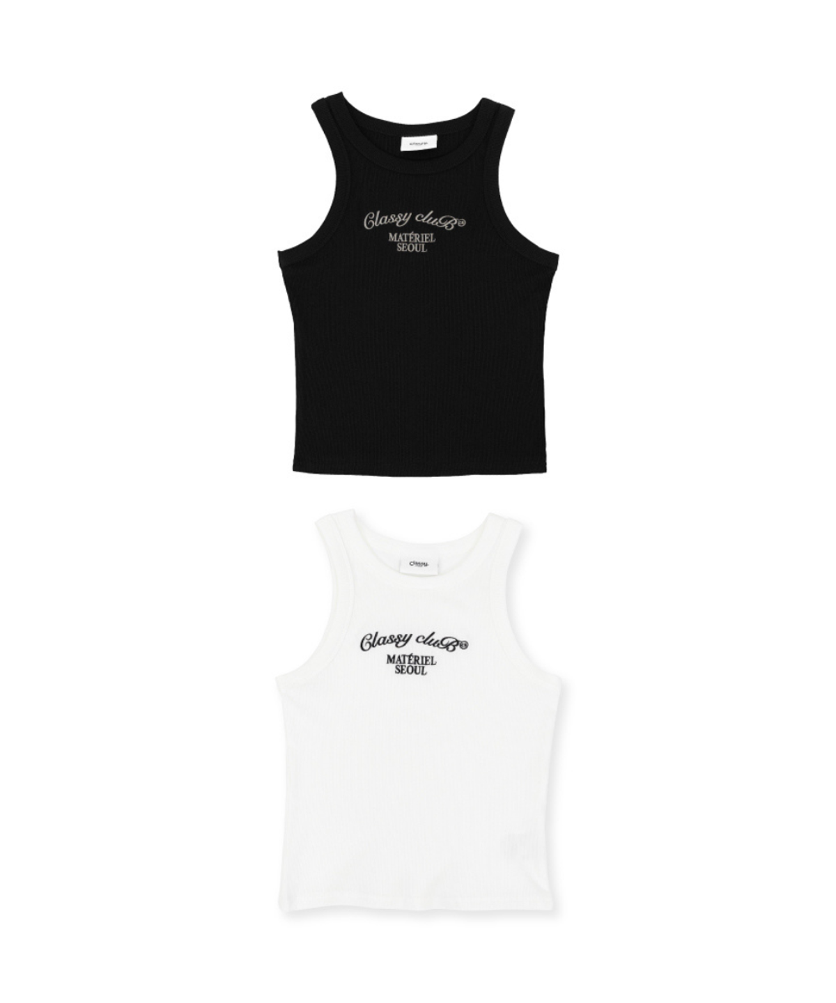 클래씨클럽(CLASSY CLUB) 마테리엘 탱크탑 (2 color)