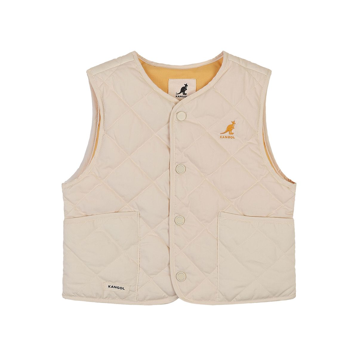 캉골키즈(KANGOL KIDS) [베이비] 라이트 패디드 베스트 SA 0A01 아이보리
