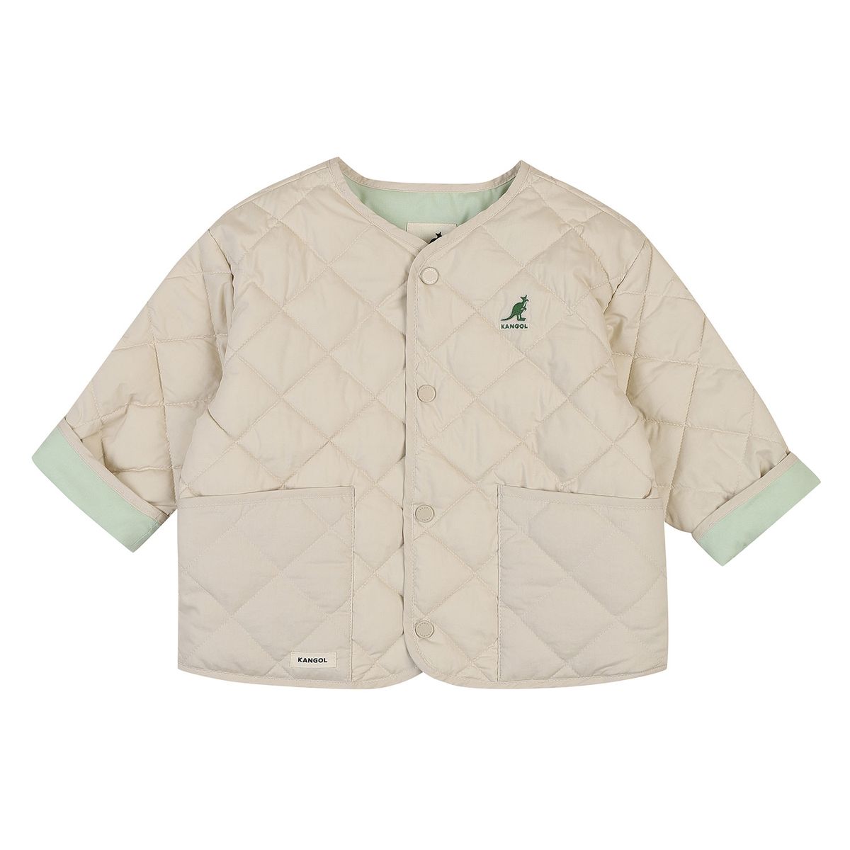 캉골키즈(KANGOL KIDS) [베이비] 라이트 패디드 점퍼 SA 0C01 베이지