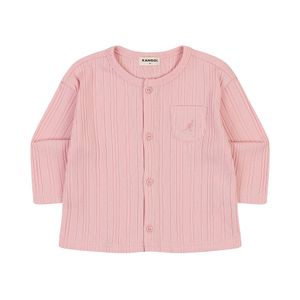 [베이비] 리브드 가디건 SA 0A01 핑크