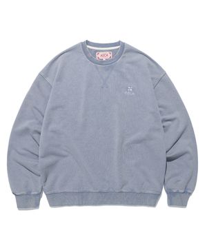 EVERYDAY AECA CLOVER SWEAT SHIRTS-LIGHT BLUE