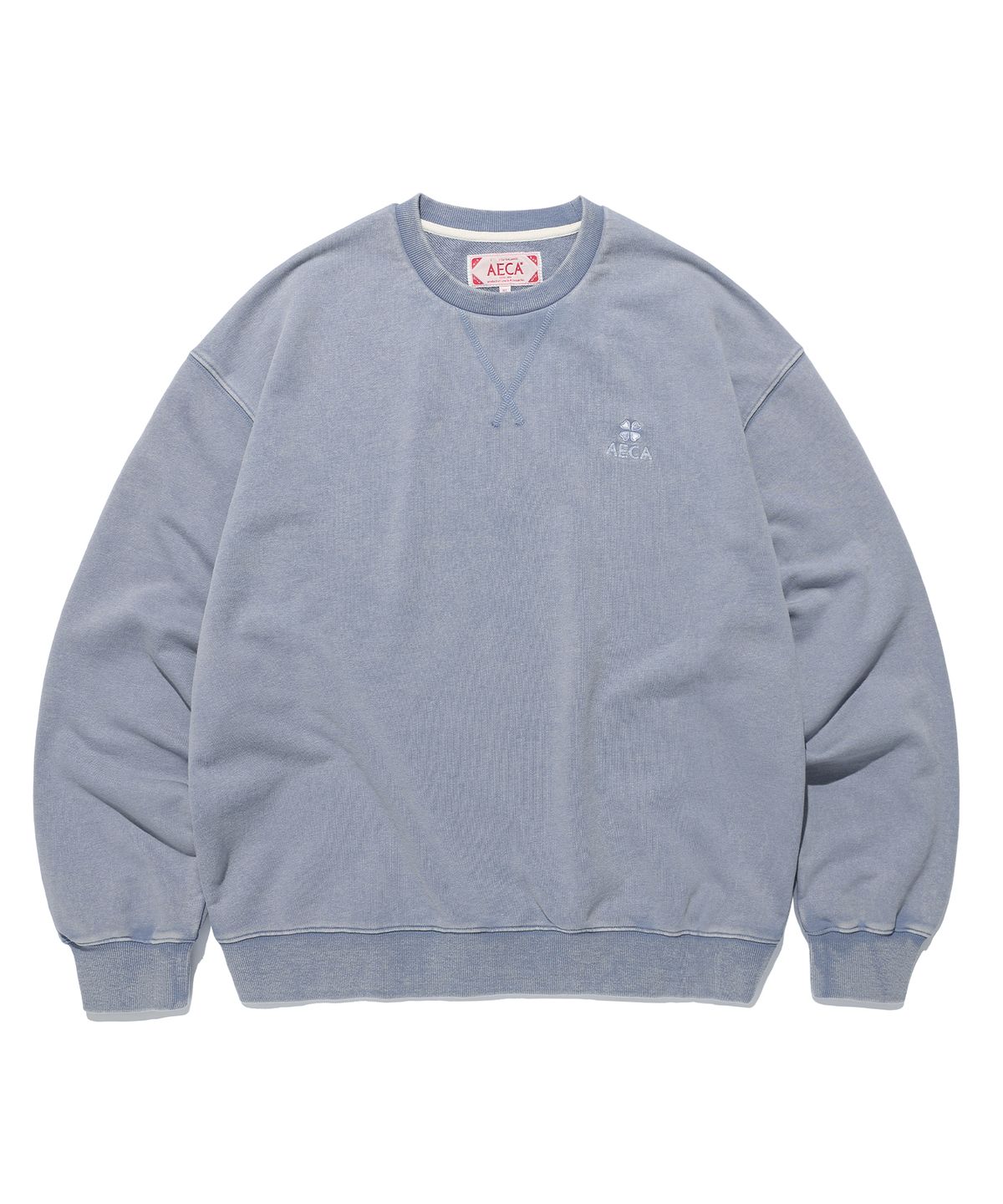 에이카화이트(AECA) EVERYDAY AECA CLOVER SWEAT SHIRTS-LIGHT BLUE