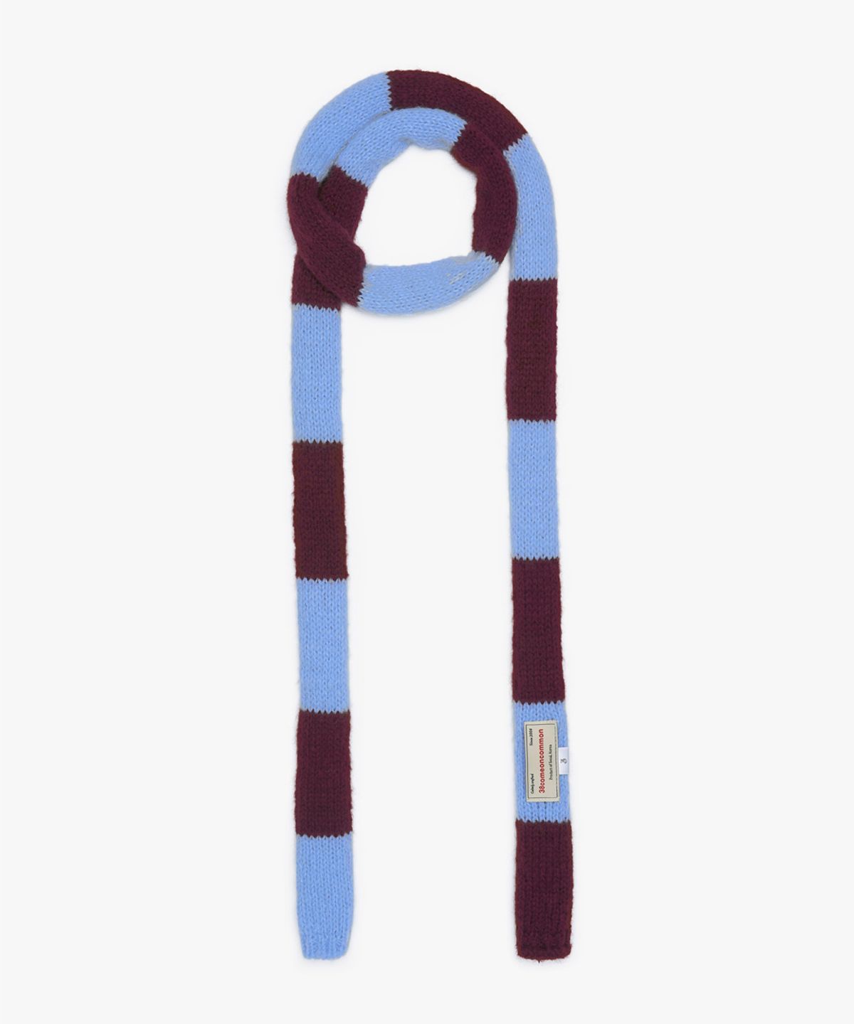 38컴온커먼(38COMEONCOMMON) Mohair Blend Slim Muffler (Sky Blue)