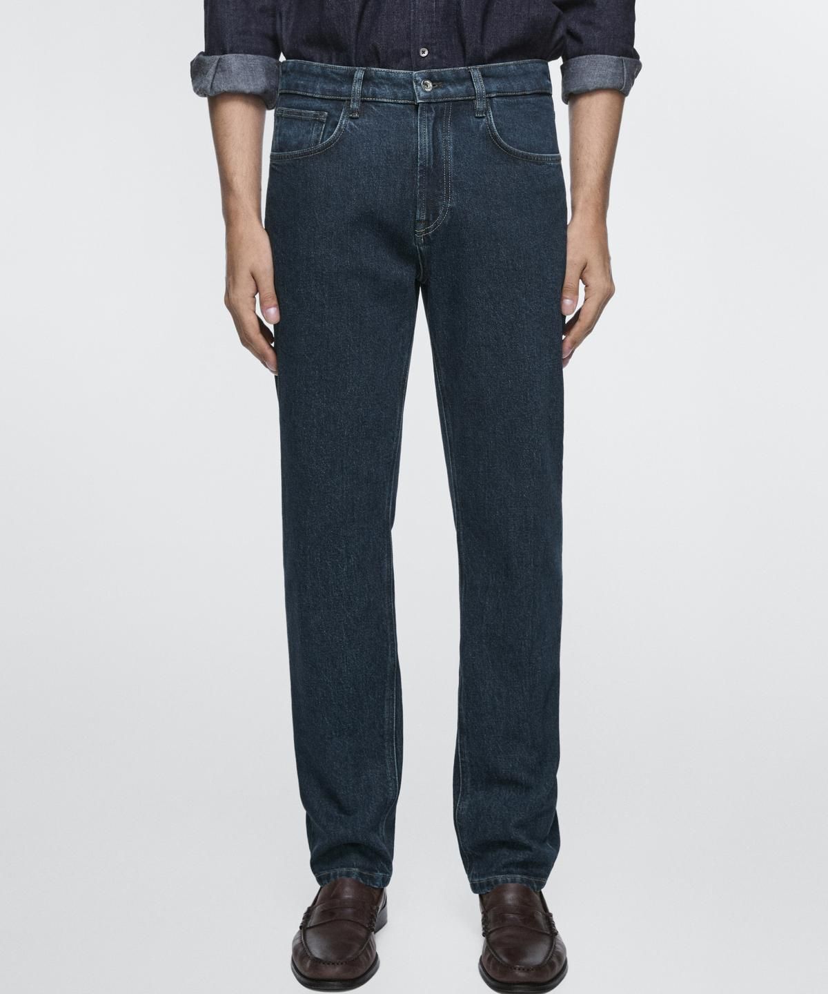 마시모두띠(MASSIMO DUTTI) 테이퍼드핏 진