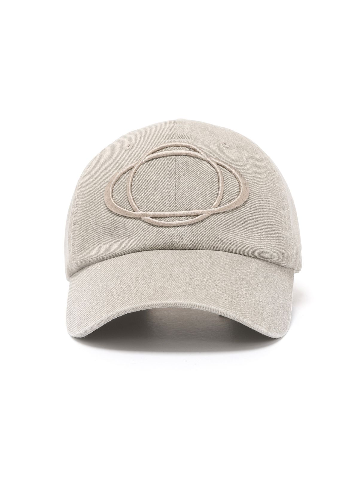 몰마농(MOLMANON) WASHED CIRCLE CAP - LIGHT KHAKI