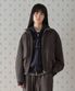 WASHED COTTON JACKET_CHARCOAL