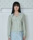 SATIN TIE BLOUSE_LIGHT MINT
