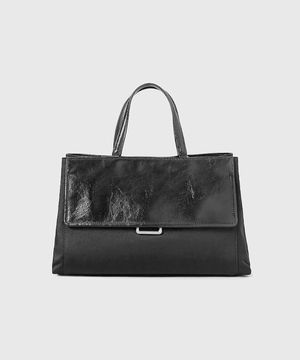 노라 나일론 믹스 토트백  블랙