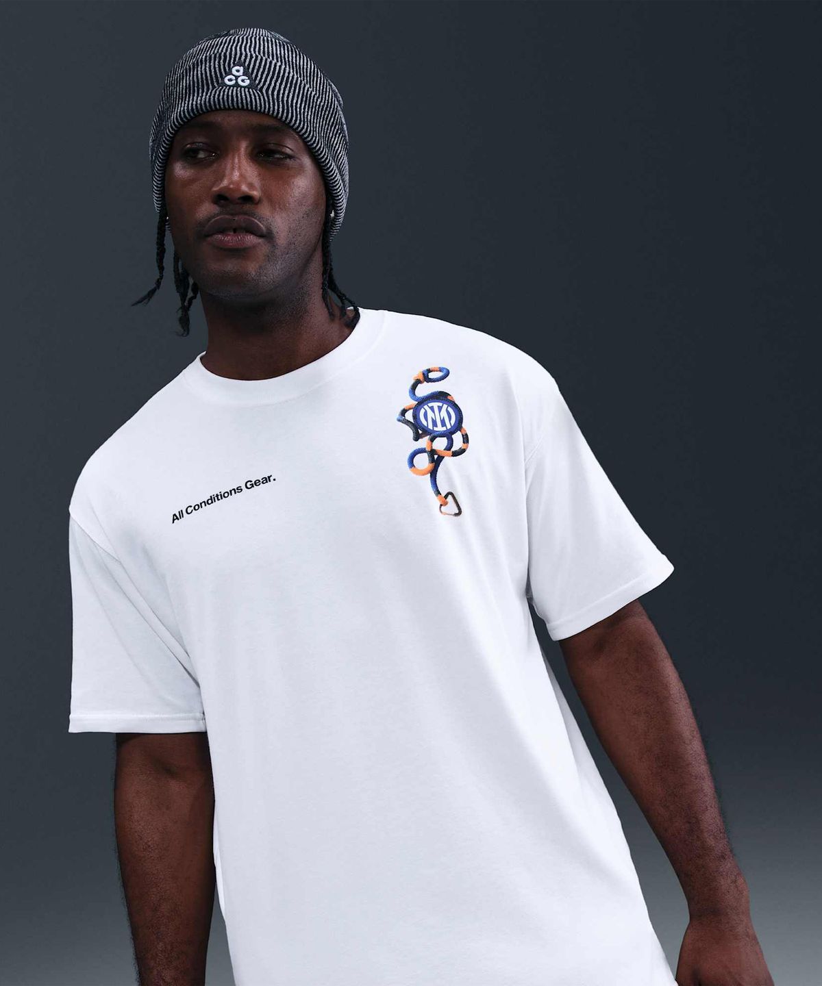 나이키(NIKE) 인터 밀란 ACG 축구 티셔츠 M - 화이트 / IF0513-100