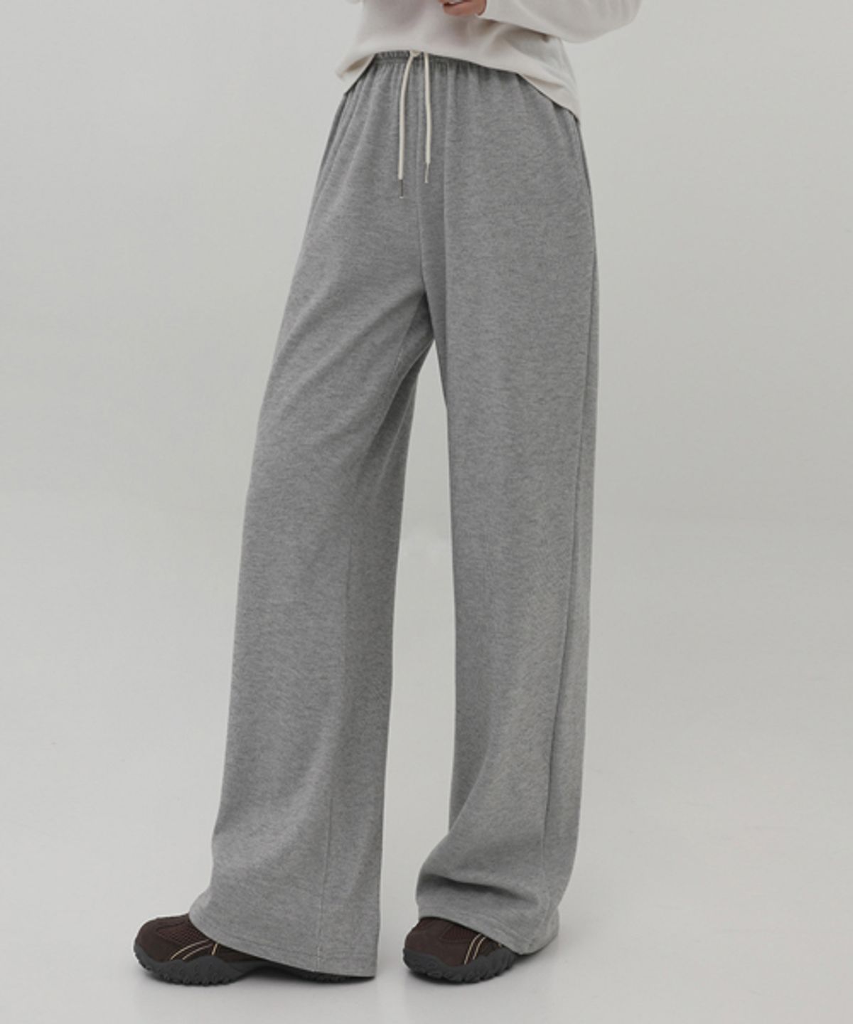 엘뮤즈(LMUSE) [150/160.ver] WIDE PANTS.029 -피치기모/2color