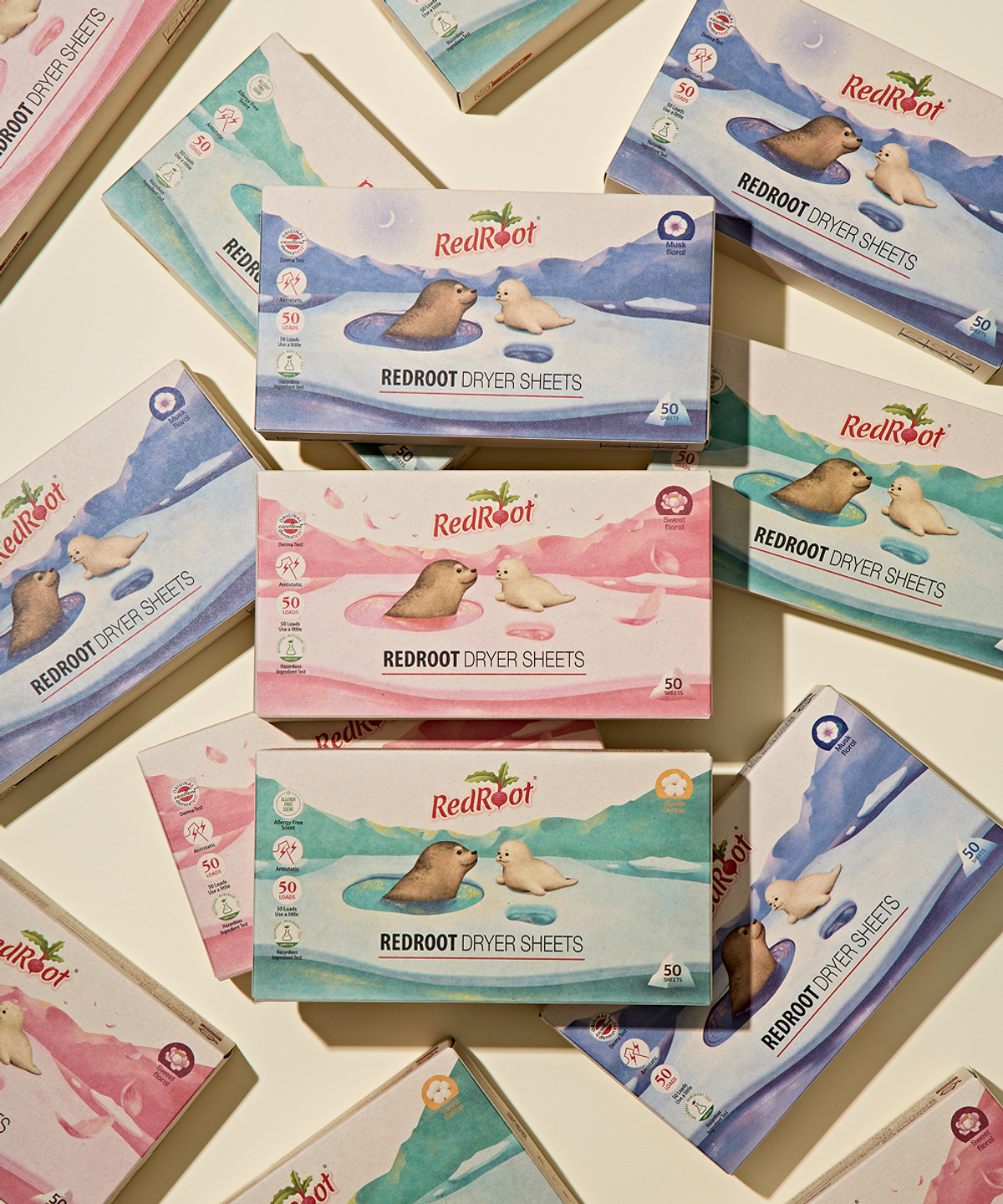레드루트(REDROOT) 4set 레드루트 건조기 용 드라이시트 50매