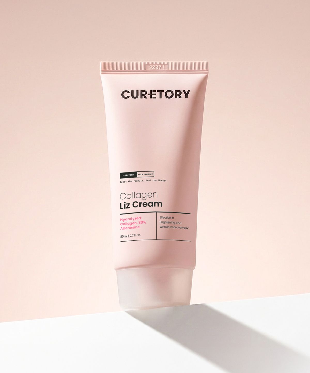 페이스팩토리(FACE FACTORY) 큐어토리 저분자 피쉬 콜라겐 탄력 리즈크림 80ml