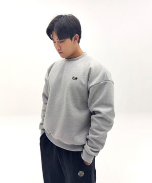 실리콘 헤비고중량이중지 맨투맨