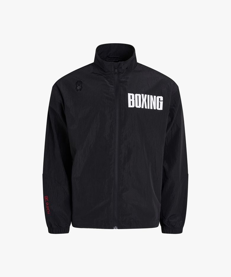 남성 빅펀치 BOXING 로고 자켓 SPLPCNJK241MBLK