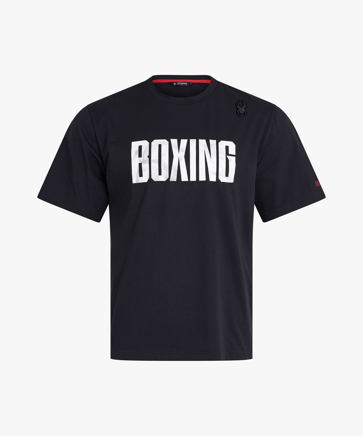 스파이더(SPYDER) 남성 빅펀치 BOXING 로고 티셔츠 SPLMCNRS243MBLK