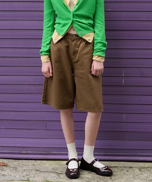 베스티 와이드 버뮤다 코튼 팬츠_Vesti Pants_3colors