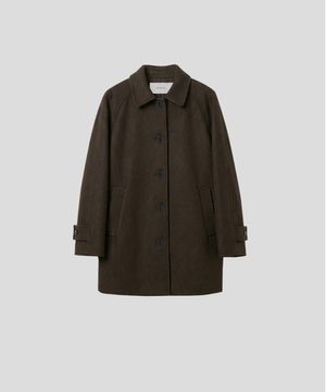 어반 래글런 하프 코트 [브라운]