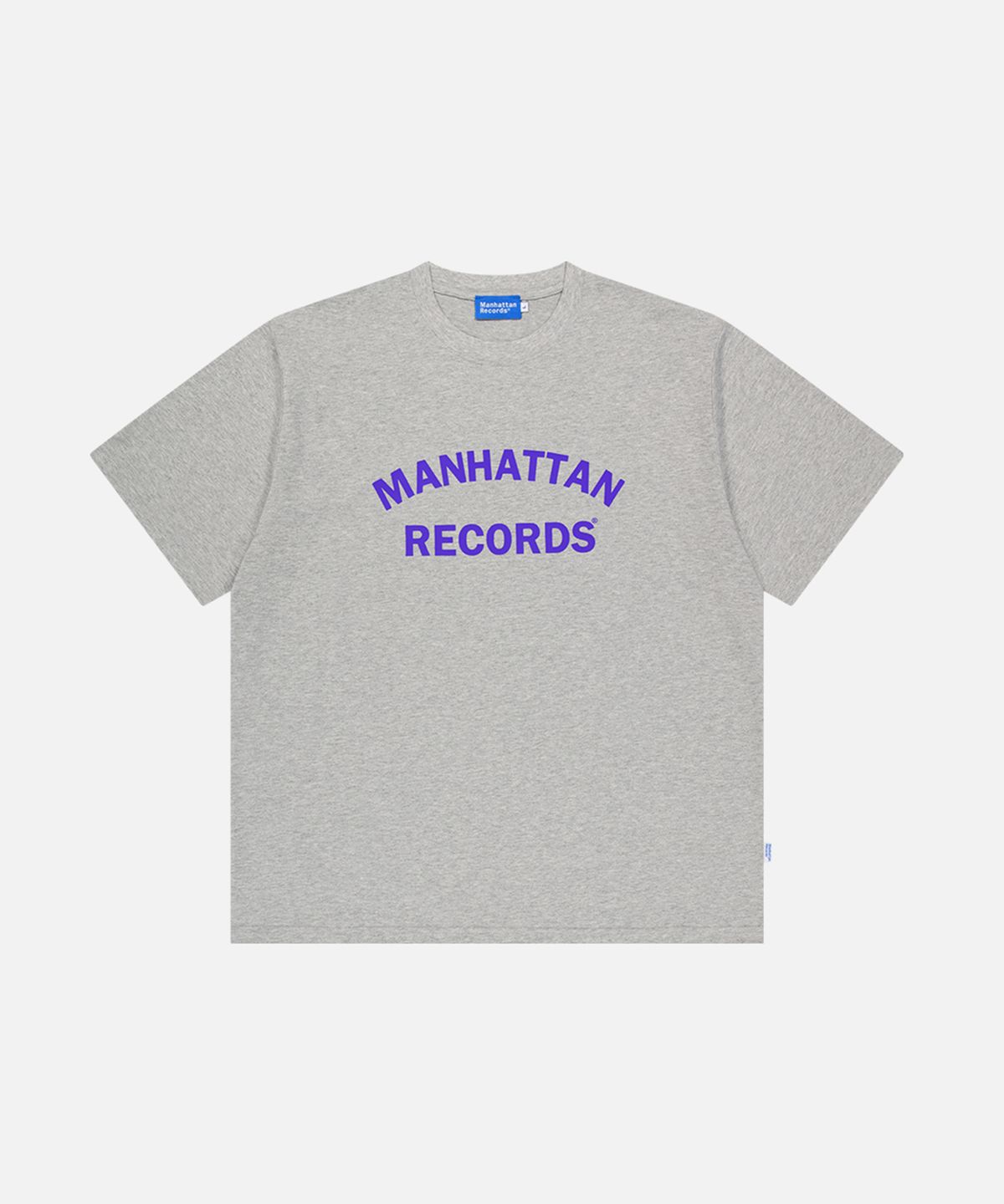 맨하탄레코즈(MANHATTAN RECORDS) MR Classic Arch Logo T-shirt - Grey
