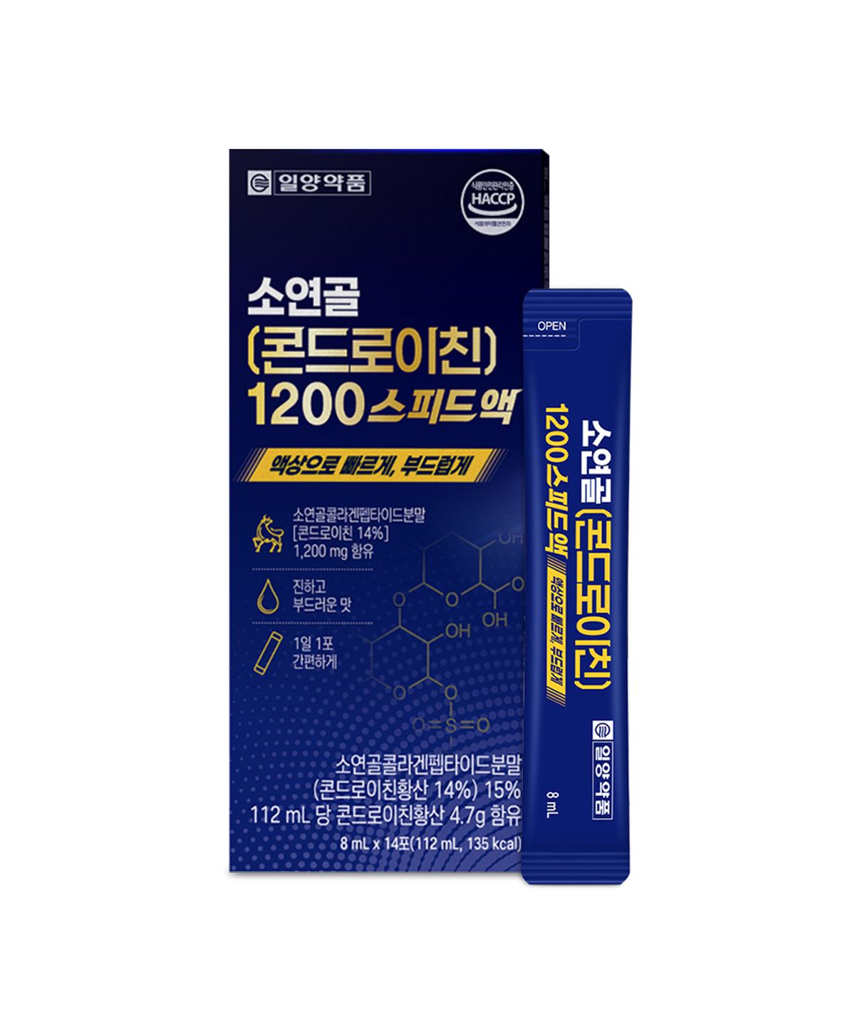 일양약품(IL-YANG PHARM) 소연골 콘드로이친 1200 14포 소유래 콘트로이친 콘도로이친