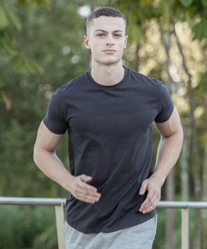 [5PACK] 시그니처 무지 머슬핏 반팔 티셔츠+[선물]부직포백_소