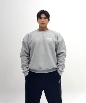 레터링 헤비고중량이중지 맨투맨