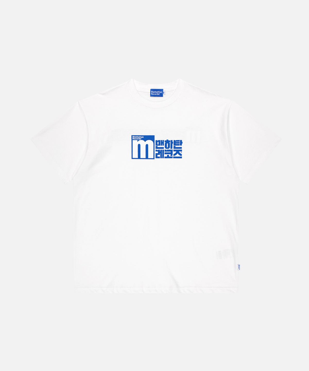 맨하탄레코즈(MANHATTAN RECORDS) MR Hangeul Logo T-shirt - White