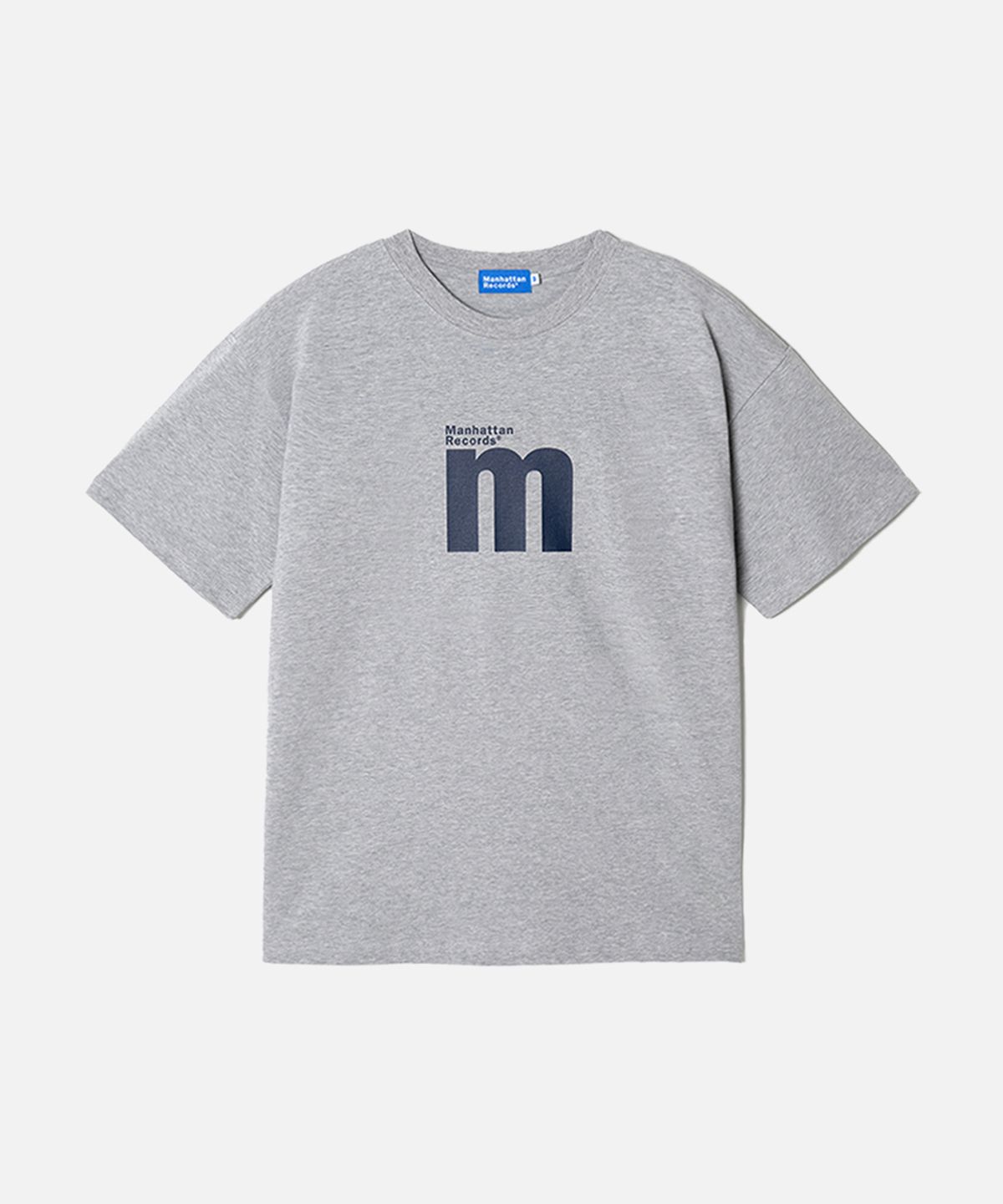 맨하탄레코즈(MANHATTAN RECORDS) Manhattan Records M Logo T-shirt - Gray