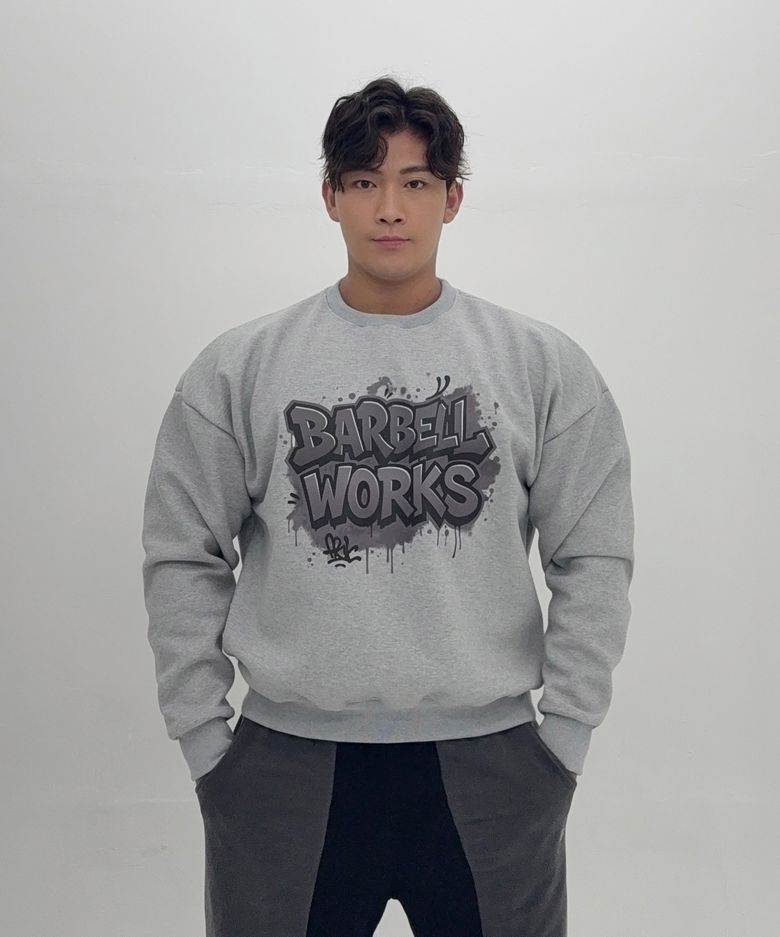 그래피티 헤비고중량이중지 맨투맨