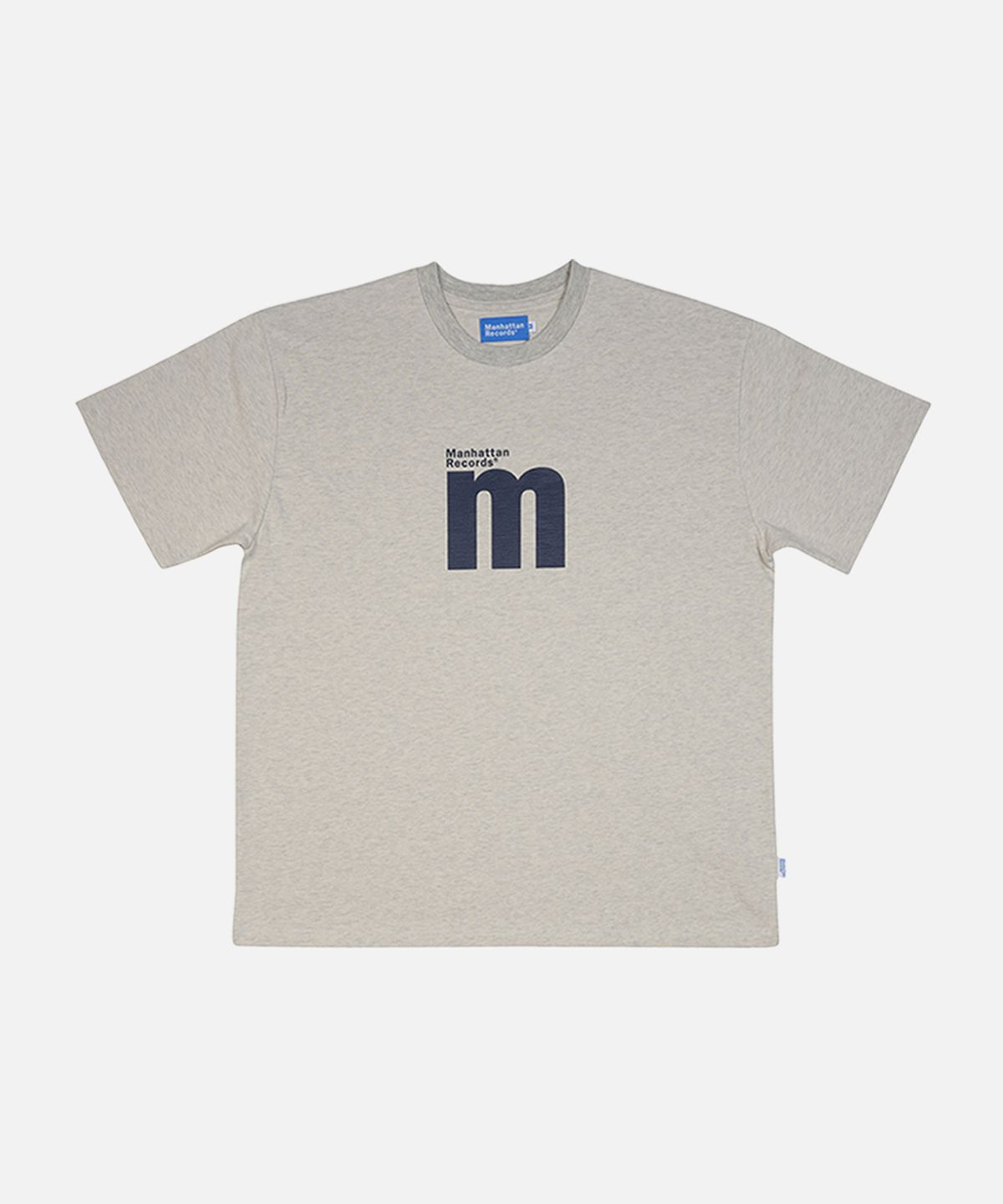 맨하탄레코즈(MANHATTAN RECORDS) Manhattan Records M Logo T-shirt - Oatmeal