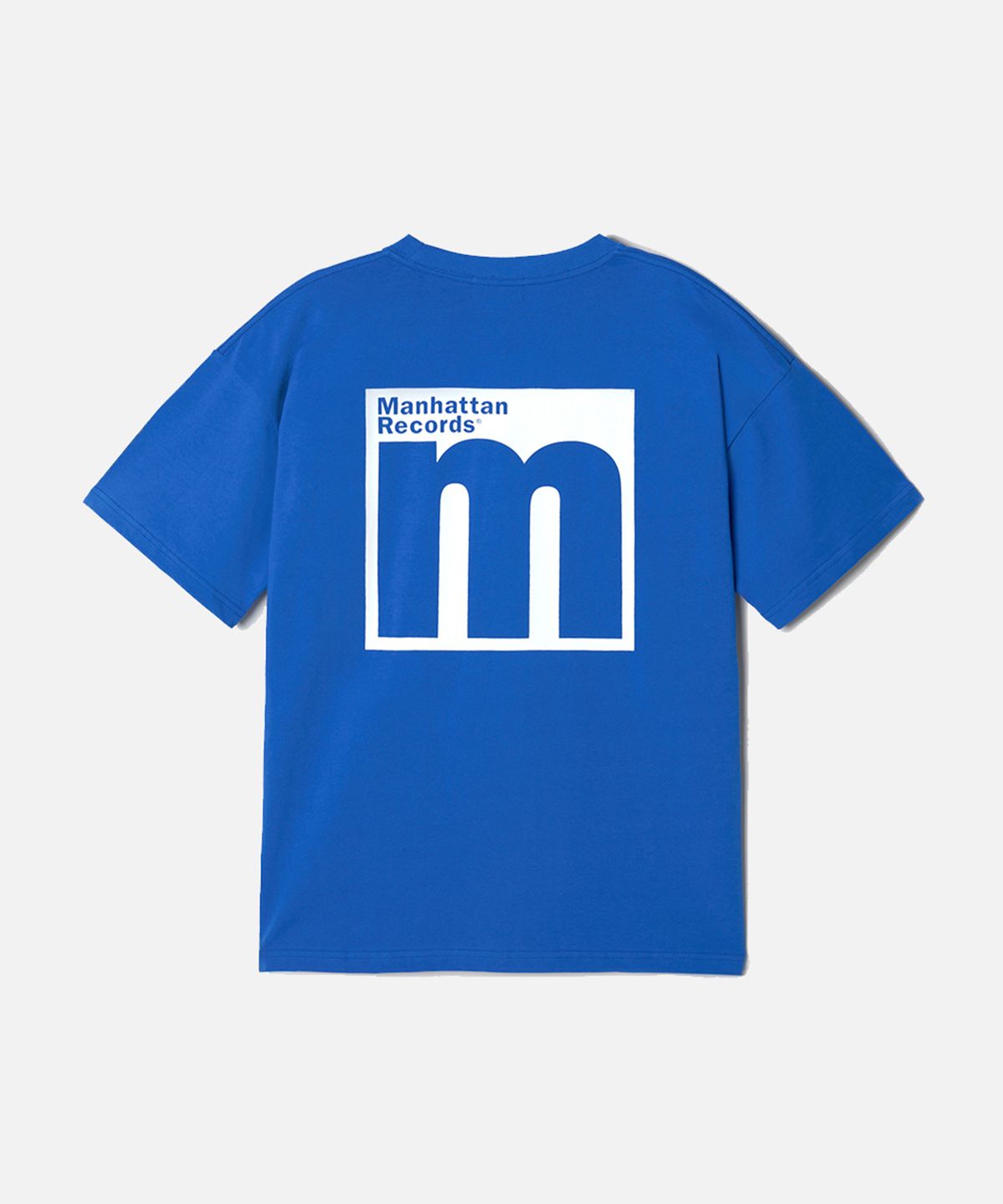 맨하탄레코즈(MANHATTAN RECORDS) M Logo T-shirt - Blue