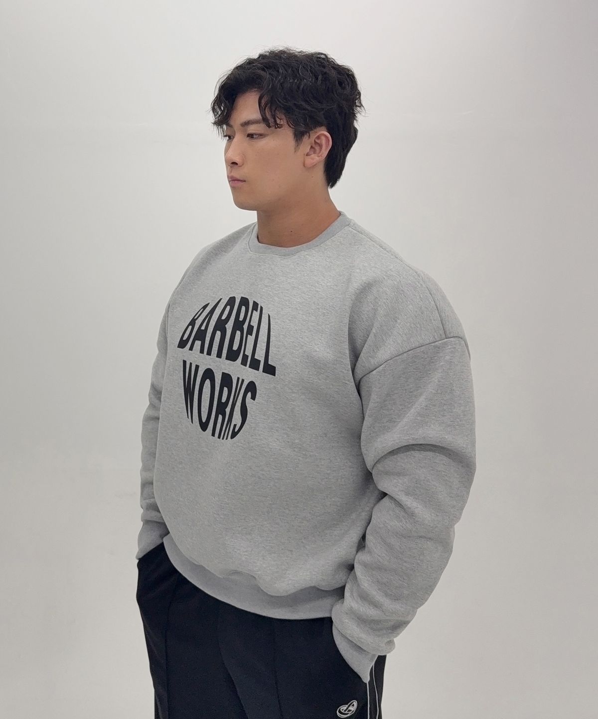 바벨웍스(BARBELLWORKS) 써클 헤비고중량이중지 맨투맨