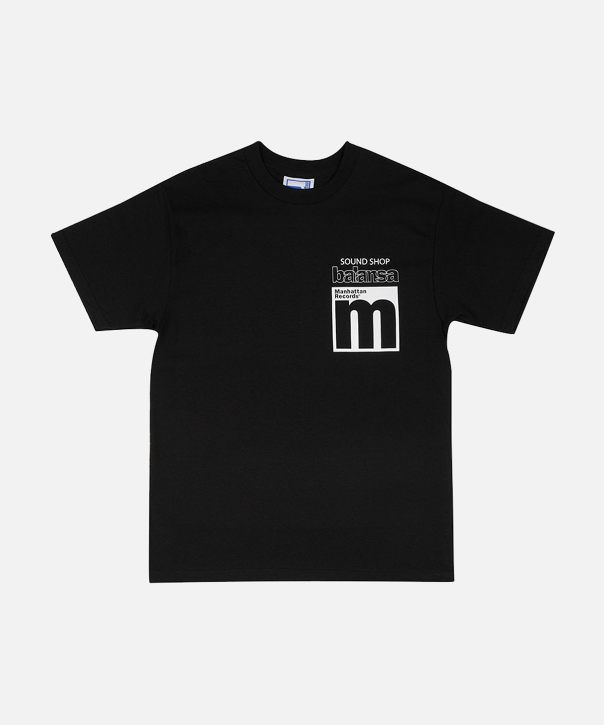 맨하탄레코즈(MANHATTAN RECORDS) MR x Balansa Vinyl Bag T-shirt - Black