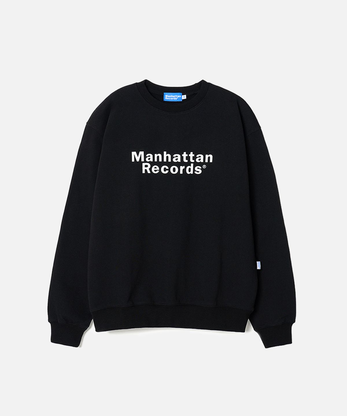 맨하탄레코즈(MANHATTAN RECORDS) Manhattan Records Classic Logo Crewneck - Black