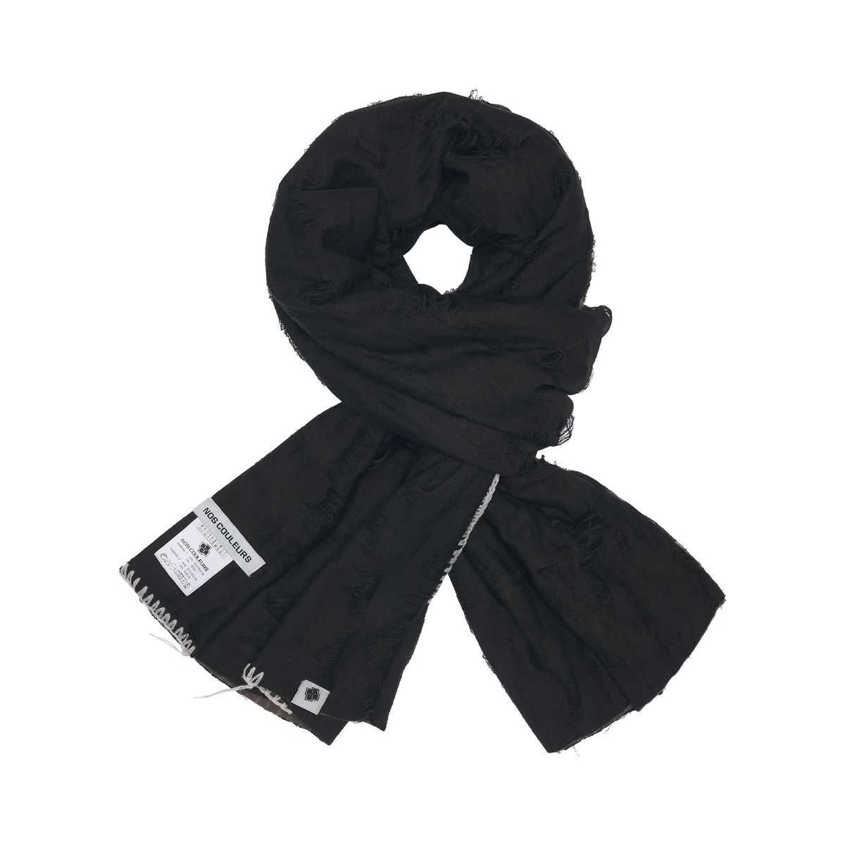 노쿨러스(NOSCOULEURS) UL LAYER  SCARF 01 BLACK