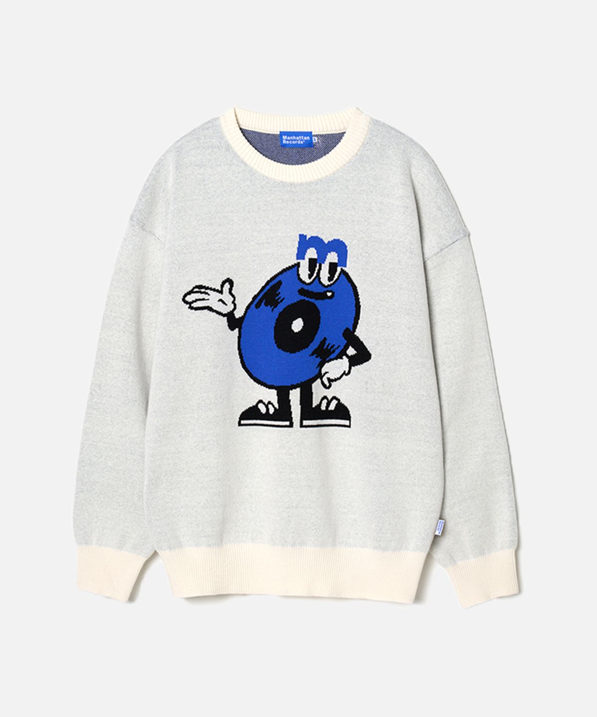 맨하탄레코즈(MANHATTAN RECORDS) M Character Knitwear - Ivory