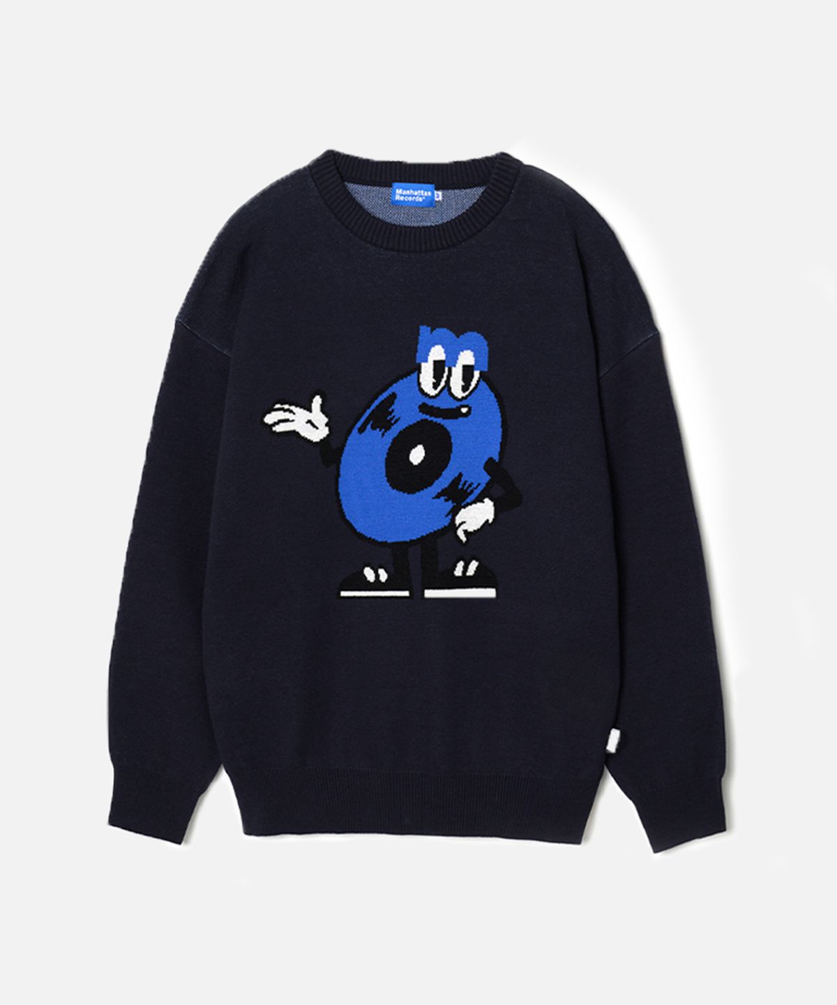 맨하탄레코즈(MANHATTAN RECORDS) M Character Knitwear - Navy