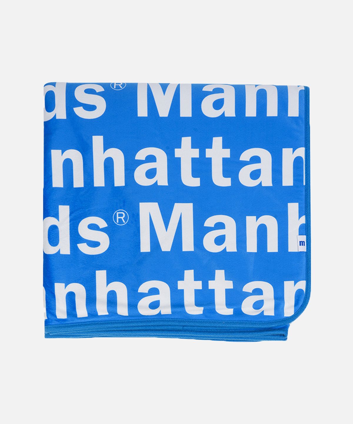 맨하탄레코즈(MANHATTAN RECORDS) MR Logo Blanket - Blue