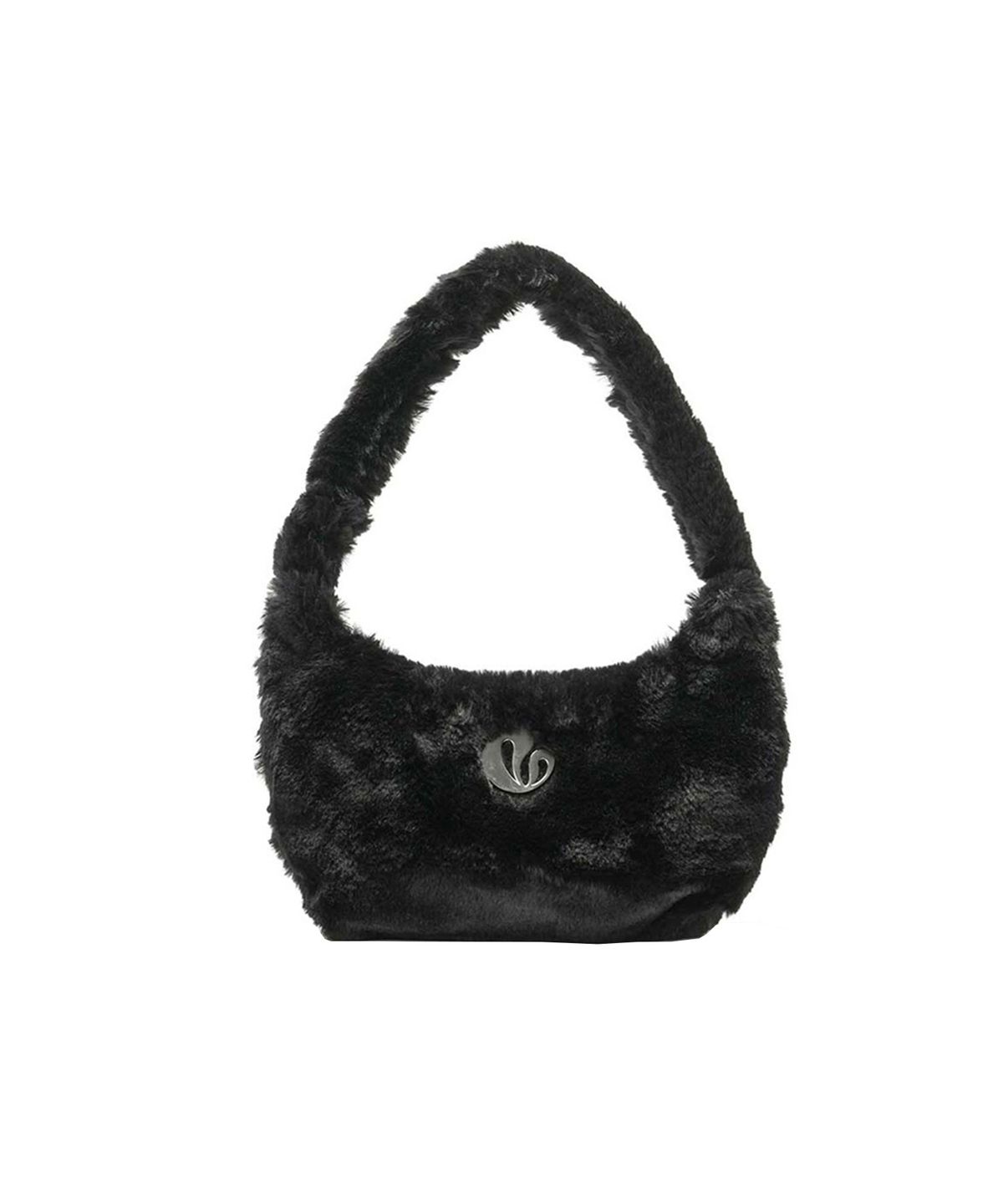라츠유(LOTSYOU) lotsyou_Jennie Hobo Bag Black