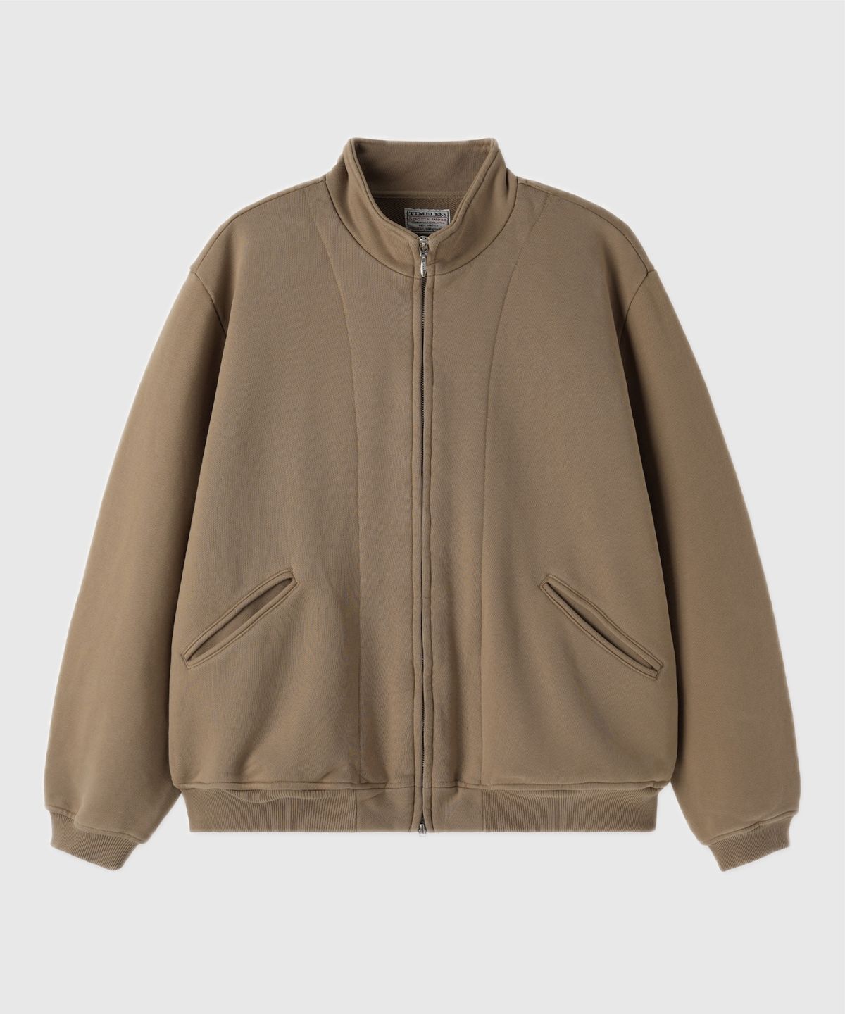 타임리스 스포츠웨어(TIMELESS SPORTSWEAR) Heavy Sweat Track Jacket - Washed Camel