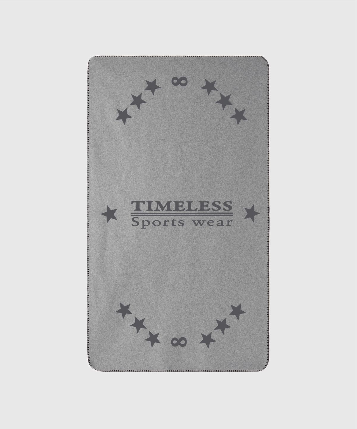 타임리스 스포츠웨어(TIMELESS SPORTSWEAR) Two Face Fleece Blanket Grey/Chacoal