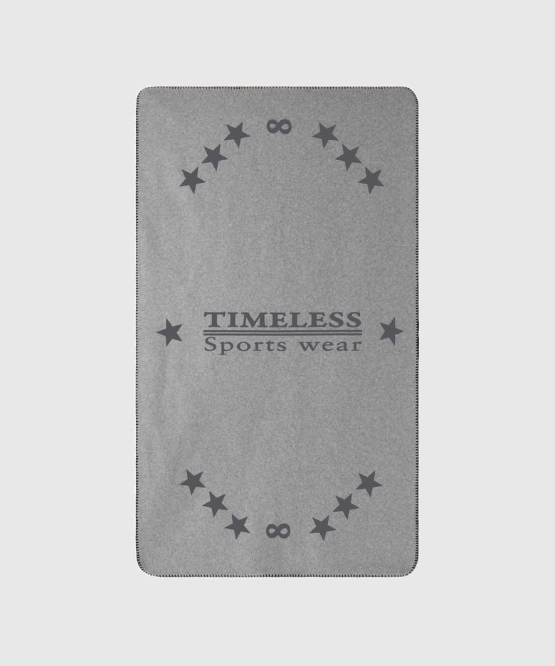 Two Face Fleece Blanket Grey/Chacoal