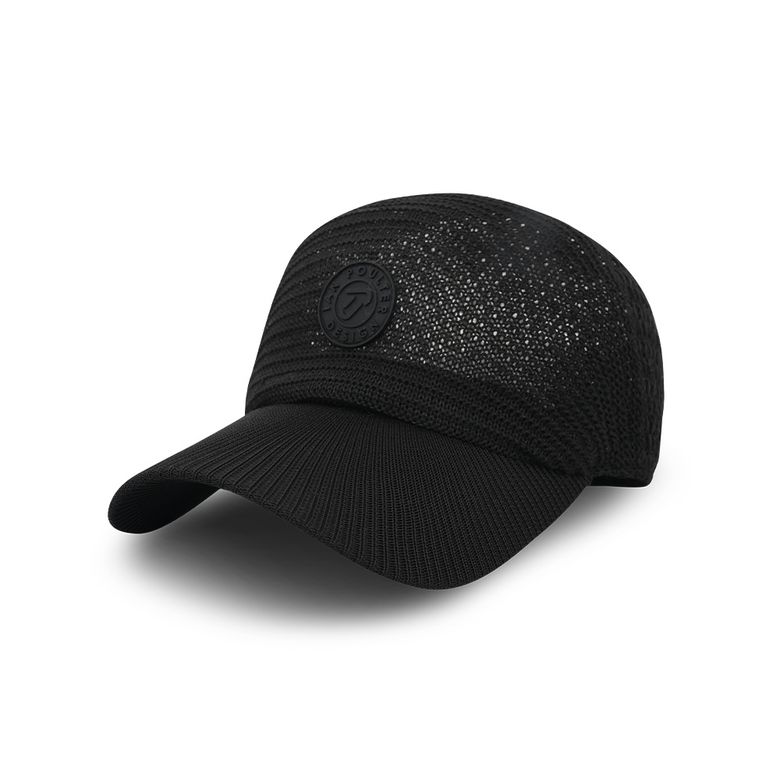 [IJP DESIGN] 이안폴터디자인 여성 곰보 니팅 썸머 골프캡/모자 - IPL5MCP673 BK