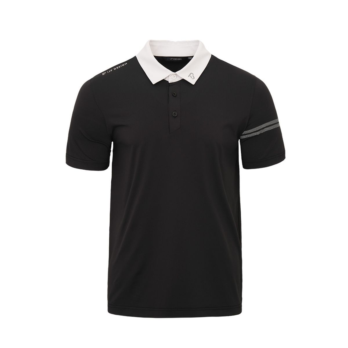 이안 폴터 디자인(IAN POULTER DESIGN) [IJP DESIGN] 이안폴터디자인 남성 소매 로고 반팔티셔츠 - IPM4MTS486 BK