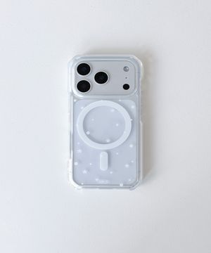 화이트 스노우 맥세이프 젤하드 케이스