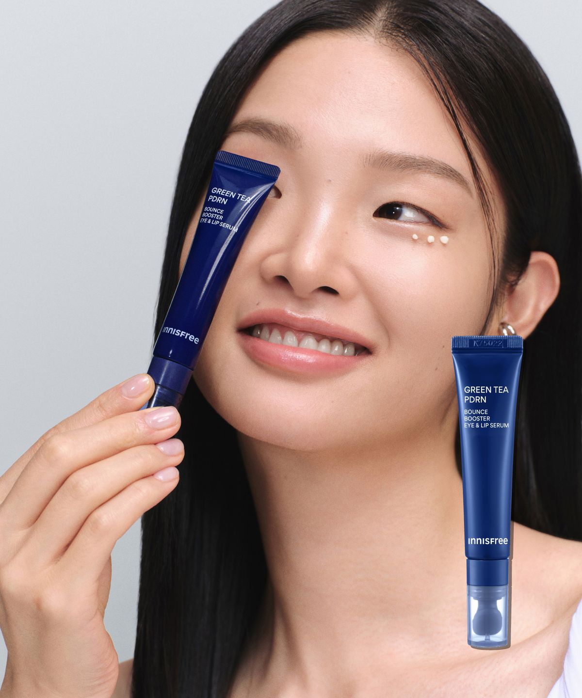이니스프리(INNISFREE) 그린티 PDRN 바운스 부스터 아이&립 세럼